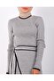 Alerli Knitwear Dress with Side Tie Skirt - 4