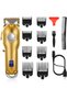 KM-1986 Professional All-Metal Cordless USB Rechargeable Hair Clipper - 2