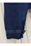 Flounce Hem Buttoned Jacket Denim Suit -K.Laci - 6