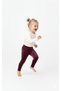 Girl's Stretch Fabric & Corded Fabric & Elastic Waist Velvet Tights - 2