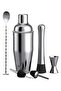 6 Piece Cocktail Set (750 ml) Advantageous Package, Stainless Steel Shaker