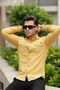 Men's Slim Fit Striped Denim Shirt - 2