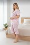 Women's Plus Size Short Sleeve Capri Bamboo Pajama Set - 3