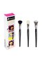 Premium Most Loved 3-Piece Facial Makeup Brush Set -154 Nasbrush 284 - 286 - 287 - 2