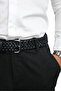 Genuine Leather Knitted Men's Belt |   Stylish and Glamorous - 4