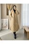Hooded Lined Quilted Cap -Mink - 3