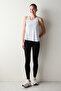 White Crew Neck Sports Athlete - 2
