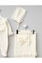 Bella 3-Piece Organic Hospital Discharge Set Lace Collar 100% Cotton Newborn Baby Girl - 7