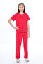 Girl's Summer Emblem Printed Tracksuit Set