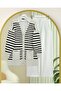Double Pocket Striped Knitwear Cardigan -Stone - 6