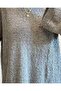 Pompom Textured Casual Knit Sweater - Gray - 5
