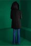 Hooded Fur Trimmed Coat 90252 - 3