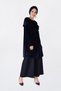 Velvet Tunic with Shoulder Volanes 4789 - 2