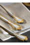 Dafne Gold 6-Piece Dinner Knife Set 304 Quality 3 mm Premium Set Real Gold 18/10 - 4