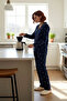 Women's Winter Cotton Pajama Set with Piping Pattern Comfortable Home Wear Set for Daily Use - 2