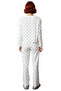 Women's Regular Fit Long Sleeve Cotton Pajamas Set Modern Style Special Design Quality Craftsmanship - 5
