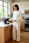Women's Regular Fit Long Sleeve Cotton Pajamas Set Modern Style Special Design Quality Craftsmanship - 2