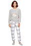Women's Wellsoft Knitted Pajama Set Lama Patterned Winter Special Design for Daily Use - 4