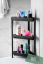 Vesken Triangle Shelf Unit 3 Tiers Corner Bathroom Shelf Organizer Shampoo Holder - 8