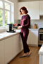 Women's Camisole Knitted Pajamas Set Comfortable Carefully Selected Elegant Design for Winter Seasons - 2