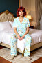 Women's Cotton Floral Pattern Pajamas Set Comfortable Fit Long Leg Modern Style Quality Craftsmanship - 4
