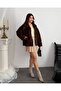 Women's Lamb Plush Coat - 6