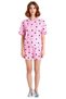 Women's Summer Short Sleeve Cotton Pajamas Set Comfortable Home Wear Set Carefully Selected Stylish Appearance - 4