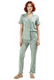 Women's Floral Cotton Pajamas Set Comfortable Home Wear Set Quality Craftsmanship Professional Appearance - 4