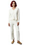 Women's Camisole Knitted Pajamas Set Comfortable Sleep Daily Use for Winter Seasons - 5