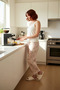 Women's Floral Viscose Pajama Set Comfortable Fit Perfect Fit Professional Look - 2