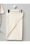 Enzo 3-Piece Organic Hospital Discharge Set Natural Bow Tie Ribbed 100% Cotton Newborn Baby Boy - 3