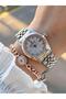 Steel Cord 30 Mt Water Resistant Women Wrist Watch+Bracelet Byn.13969.11 - 2
