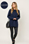 Vengeance Loose Crew Neck Oversize Knitwear Sweater