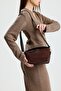 Women's Archel Suede Clutch Bag Bitter Brown - 4