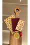 Heart Patterned Fabric Reusable Natural Waxed (Wax) Food Storage Cloth Set of 3 - 3