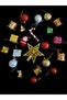 Pack of 15 Christmas Tree Ornaments Mixed, Peak Star Ornament Pack of 15 Ornaments, Pine Ornaments - 5