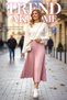 Elastic Waist Pleated Skirt - Color Pink (Standard Size) (50 Pieces) - 5