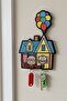 Couple Lover Keychain Front Door Wooden Keychain (Length 20 cm Width 13 cm) - 3