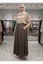 Modal Fabric Skirt with Elastic Waist and Side Pockets - 3