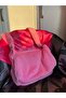 Cindy Pink / Candy Pink Color Plush Covered Postman Crossbody Shoulder School Bag - 3