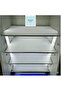 🆕 Refrigerator Shelf Covering Washable Cuttable Glass Refrigerator Mat for Shelves 45 cm X 3 Mt