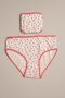 Plus size patterned 2 piece panty - 6