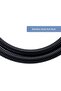 Stainless Steel Flexible Shower Hose, 1.5m, Black - 3