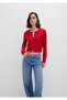 Red Cardigan Fitted / Bodycon Cut 1710722-82054 - 2