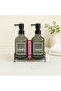 Modern Glass Double Liquid Soap Dispenser & Detergent Dispenser Set - 500 ml Glass Soap Dispenser, with Metal Stand