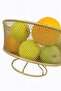 Antique Footed Fruit Bowl Vegetable Bowl Collector Metal Product Kitchen Organizer Tabletop - 2