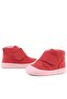 Yoohoo Genuine Leather Pomegranate Flower Pink Velcro Baby Girl Boots - 8