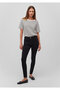 Tess M Girly Jet Black Jean Trousers 100328-35252 - 2