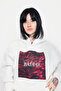Baddie Printed Oversized Unisex White Hoodie - 7