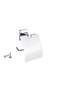 Toilet Paper Holder with Cover Lal Model Chrome Color